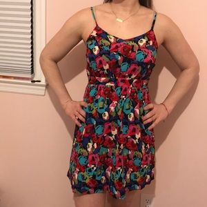 Floral tank top dress